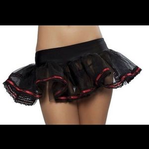 Roma black petticoat underskirt lace